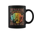 Just Play 70S Music Rock N Roll Lover Retro Vintage Quotes Coffee Mug
