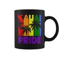 Kauai Pride Gay Pride Lgbtq Rainbow Palm Trees Coffee Mug