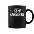 Keep Hammering Bow Arrow Sport Hunter Coffee Mug