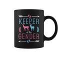 Keeper Of The Gender Buck Or Doe In Blue And Pink Party Coffee Mug