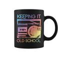 Keeping It Old School Retro 80S 90S Boombox Music Coffee Mug