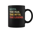 Keith The Man The Myth The Legend Vintage For Keith Coffee Mug