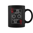 King Of Hearts Clubbing Disco Techno Outfit Dj King Card Coffee Mug