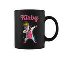 Kirby Name Personalized Birthday Dabbing Unicorn Queen Coffee Mug