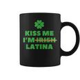Kiss Me I'm Irish Latina Quote Cool St Patrick's Day Coffee Mug