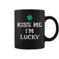 Kiss Me I'm Lucky St Patrick's Day Irish Luck Coffee Mug