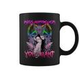 Kiss Whoever You Want I Satanic Lgbt Baphomet I Gay Pride Coffee Mug