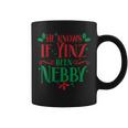 He Knows If Yinz Been Nebby Pittsburgh Pennsylvania Yinzer Coffee Mug