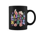 Labor And Delivery Nurse Bunny L&D Nurse Happy Easter Day Coffee Mug