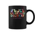 Labor And Delivery Nurse Cute Dinosaur L&D Nurse Coffee Mug
