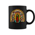 Our Lady Virgen De Guadalupe Virgin Mary Madre Mía Rainbow Coffee Mug