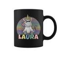 Laura Name Vorname Einhorn Regenbogen Personalisiert Tassen