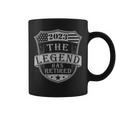 The Legend Has Retired 2023 Retirement Vintage Retro Coffee Mug