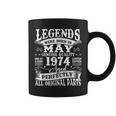 Legends Since May 1974 Vintage 50Th Birthday Women Coffee Mug