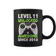 Level 11 Unlocked Awesome Since 2013 11Th Birthday Gaming Bo Coffee Mug
