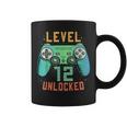 Level 12 Unlocked 12Th Birthday Gamer 12 Year Old Boys Coffee Mug