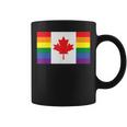 Lgbt Gay Pride Rainbow Canadian Flag Coffee Mug