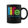 Life On Life's Terms Aa Na Sobriety Recovery Coffee Mug