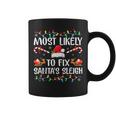Most Likely To Fix Santa's Sleigh Family Christmas Pajama Coffee Mug