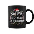 Most Likely To Nap On Christmas Award-Winning Relaxation Coffee Mug