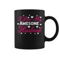 I Love My Awesome Husband Wife Father's Day Usa Coffee Mug