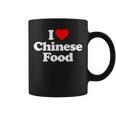 I Love Chinese Food Heart Coffee Mug