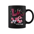 Love Cna Life Messy Bun Valentine's Day Coffee Mug