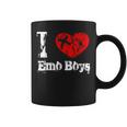 I Love Emo Boys I Love Emo Girls Emo Goth Matching Coffee Mug