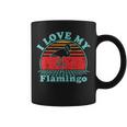 I Love My Flamingo Vintage 80S Style Coffee Mug