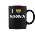 I Love Virginia Gay Pride Lbgt Coffee Mug