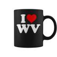 I Love Wv Heart West Virginia Coffee Mug