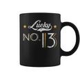 Lucky Number 13 Distressed Great Vintage Coffee Mug