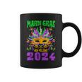 Mardi Gras New Orleans 2024 Jester Mask Matching Group Women Coffee Mug