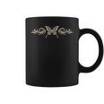 Marrón Mariposa Tatuaje Fairycore Oscuro Grunge Y2k Estética Cuello Taza de café