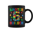 Master Builder 6Th Birthday 6 Year Old Brick Building Blocks Coffee Mug