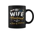 Masters Graduation My Wife Mastered It Class Of 2024 Coffee Mug