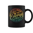 I Match Energy So How We Gone Act Today Retro Skeleton Hand Coffee Mug