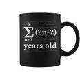 Math 18 Birthday Boy 18 Yr 18 Year Old 18Th Birthday Coffee Mug
