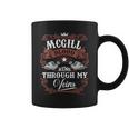 Mcgill Blood Runs Through My Veins Vintage Family Name Coffee Mug