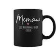 Memaw Like A Grandma Only Cooler Heart Mother's Day Memaw Coffee Mug