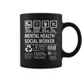 Mental Health Social Worker Multitasking Job Coffee Mug