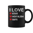 Mentalism Jesus Christ I Love Jesus Mentalism Naps Coffee Mug