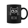 Meow Cat Meow Kitty Cute Cats Mom And Cat Dad Coffee Mug