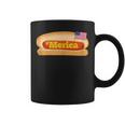 'Merica Hot Dog Flag Patriotic American Flag Hot Dog Coffee Mug