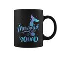 Mermaid Squad Cute Girls Birthday Squad Mermaid Tail Party Coffee Mug