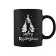 Merry Kissmyass Bigfoot Yeti Sasquatch Christmas Tree Coffee Mug
