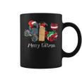 Merry Liftmas Christmas Gym Workout Kettlebell Weightlifting Coffee Mug