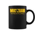 Michigan Wrestling Freestyle Wrestler Mi The Wolverine State Coffee Mug