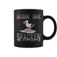 Moin Ihr Spacken Norden Seagull Flat German Slogan Tassen