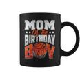 Mom Basketball Birthday Boy Family Baller B-Day Party Coffee Mug